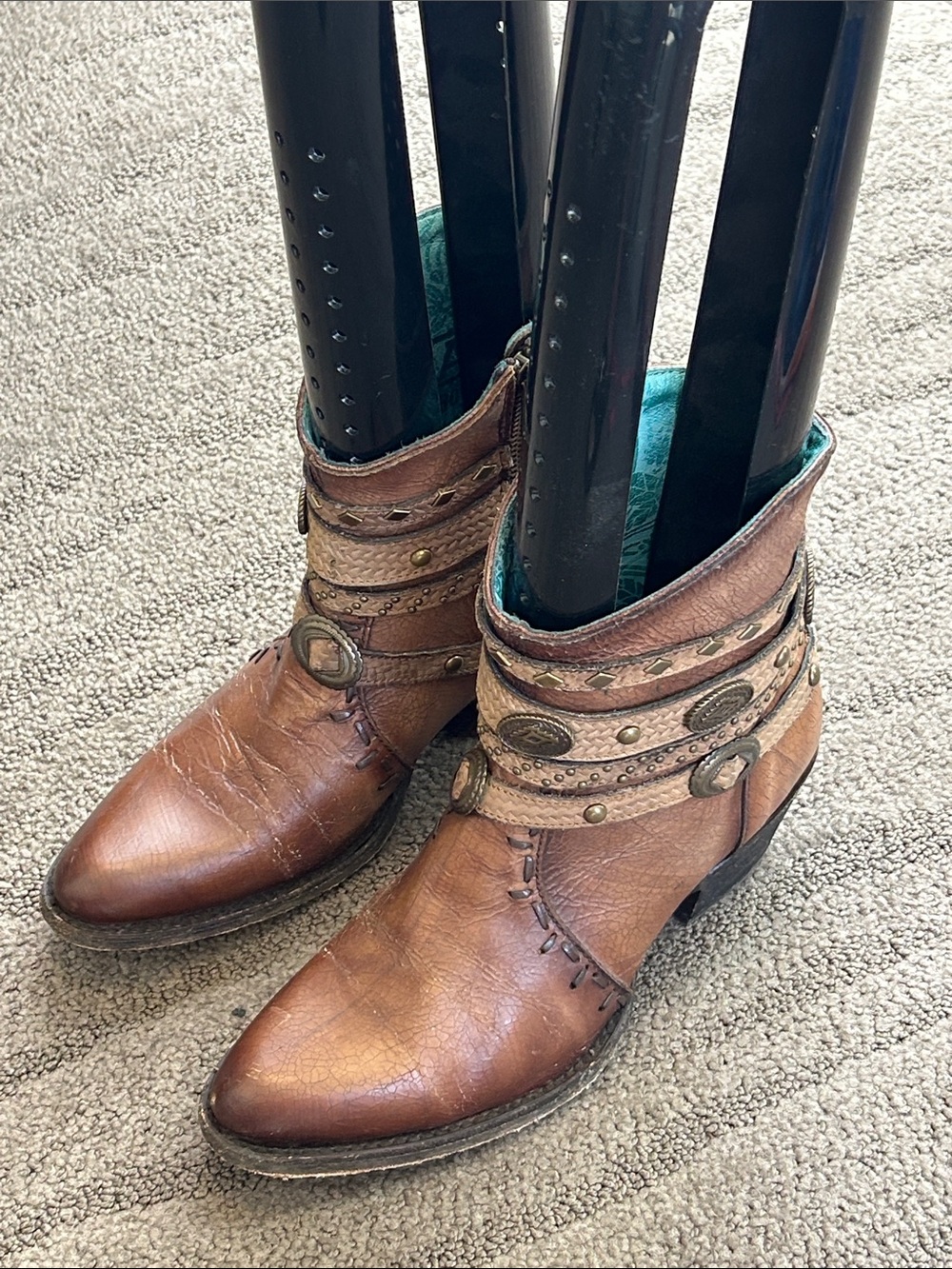 Corral Ankle Boots Festival Cowgirl Size 8 Style 3196 - Picture 2 of 11